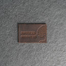 From Little Seeds | Leather Patch with Hook and Optional Loop Fastener |Back to School