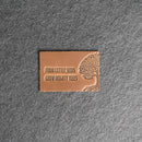 From Little Seeds | Leather Patch with Hook and Optional Loop Fastener |Back to School