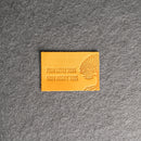 From Little Seeds | Leather Patch with Hook and Optional Loop Fastener |Back to School