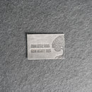 From Little Seeds | Leather Patch with Hook and Optional Loop Fastener |Back to School