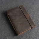 Bell’avant Classic Personalized Leather Pocket Journal with Professional Elastic Closure