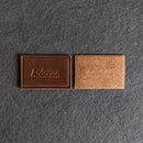 PNW Leather Patches with Optional Hook and Loop Fastener - Pacific Northwest