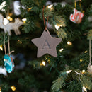 Buy Best Personalized Star Leather Christmas Ornament Stocking Tag