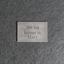 This bag belongs to Personalized Leather Patch with Hook and Optional Loop Fastener