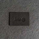 Personalized Leather Patch with Hook and Optional Loop Fastener | Personalized with Name and Symbol