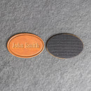 Custom Leather Patches with Optional Hook Fastener - Personalized with Logo, Text, or Initials - Blank Leather Patches