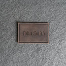 Custom Leather Patches with Optional Hook Fastener - Personalized with Logo, Text, or Initials - Blank Leather Patches