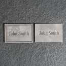 Custom Leather Patches with Optional Hook Fastener - Personalized with Logo, Text, or Initials - Blank Leather Patches