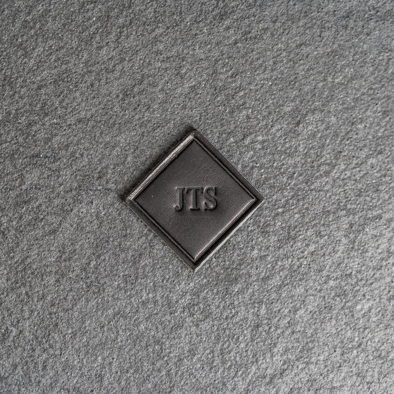 Custom Leather Patches with Optional Hook Side Fastener - Personalized with Logo, Text, or Initials - Blank Leather Patches