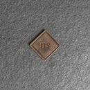 Custom Leather Patches with Optional Hook Fastener - Personalized with Logo, Text, or Initials - Blank Leather Patches