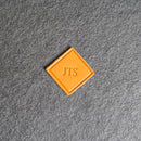 Custom Leather Patches with Optional Hook Fastener - Personalized with Logo, Text, or Initials - Blank Leather Patches