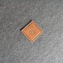 Custom Leather Patches with Optional Hook Fastener - Personalized with Logo, Text, or Initials - Blank Leather Patches