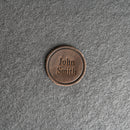 Custom Leather Patches with Optional Hook Fastener - Personalized with Logo, Text, or Initials - Blank Leather Patches