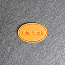 Custom Leather Patches with Optional Hook Fastener - Personalized with Logo, Text, or Initials - Blank Leather Patches