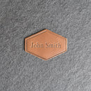 Custom Leather Patches with Optional Hook Fastener - Personalized with Logo, Text, or Initials - Blank Leather Patches