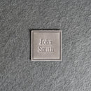 Custom Leather Patches with Optional Hook Fastener - Personalized with Logo, Text, or Initials - Blank Leather Patches