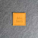 Custom Leather Patches with Optional Hook Fastener - Personalized with Logo, Text, or Initials - Blank Leather Patches