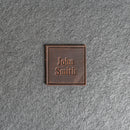 Personalized Leather Patches with Optional Hook Side Fastener - Blank Patches or Personalized with Logo, Image, or Text