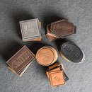 Custom Leather Patches with Optional Hook Fastener - Personalized with Logo, Text, or Initials - Blank Leather Patches