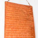 Man in the Arena Leather Wall Sign