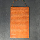 Man in the Arena Leather Wall Sign