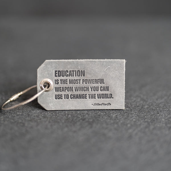 Education is Powerful Backpack Luggage Tag | Back to School