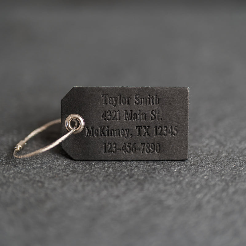 Weddings - Leather Luggage Tags Bridesmaid and Groomsmen Gifts