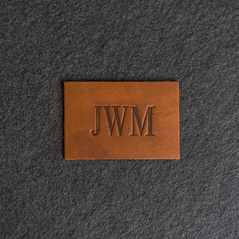 Cheery Mishaps - Custom Leather Patches - Personalized with Logo, Text, or Initials - Blank Leather Patches