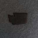 Personalized Washington Shape Leather Patches with Optional Hook and Loop Fastener