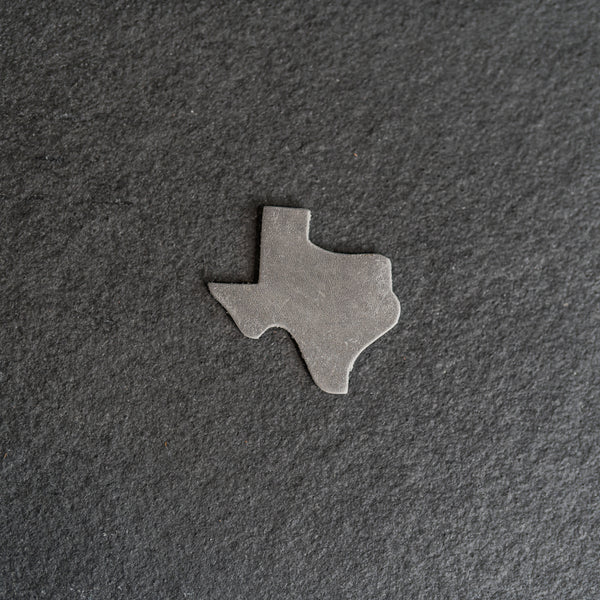 Texas Shape Leather Patches with optional Velcro added