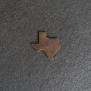 Personalized Texas Shape Leather Patches with Optional Hook and Loop Fastener