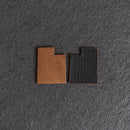 Personalized Utah Shape Leather Patches with Optional Hook and Loop Fastene