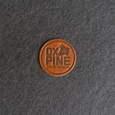 Ox & Pine Circle Leather Patches with Optional Hook and Loop Fastener
