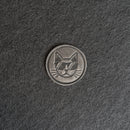 Cool Cat Stamp Design Leather Patches with Optional Hook and Loop Fastener