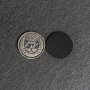 Cool Cat Stamp Design Leather Patches with Optional Hook and Loop Fastener