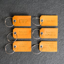 Weddings - Leather Luggage Tags Bridesmaid and Groomsmen Gifts