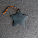 Shop best Shop Personalized Star Leather Christmas Ornament Stocking Tag