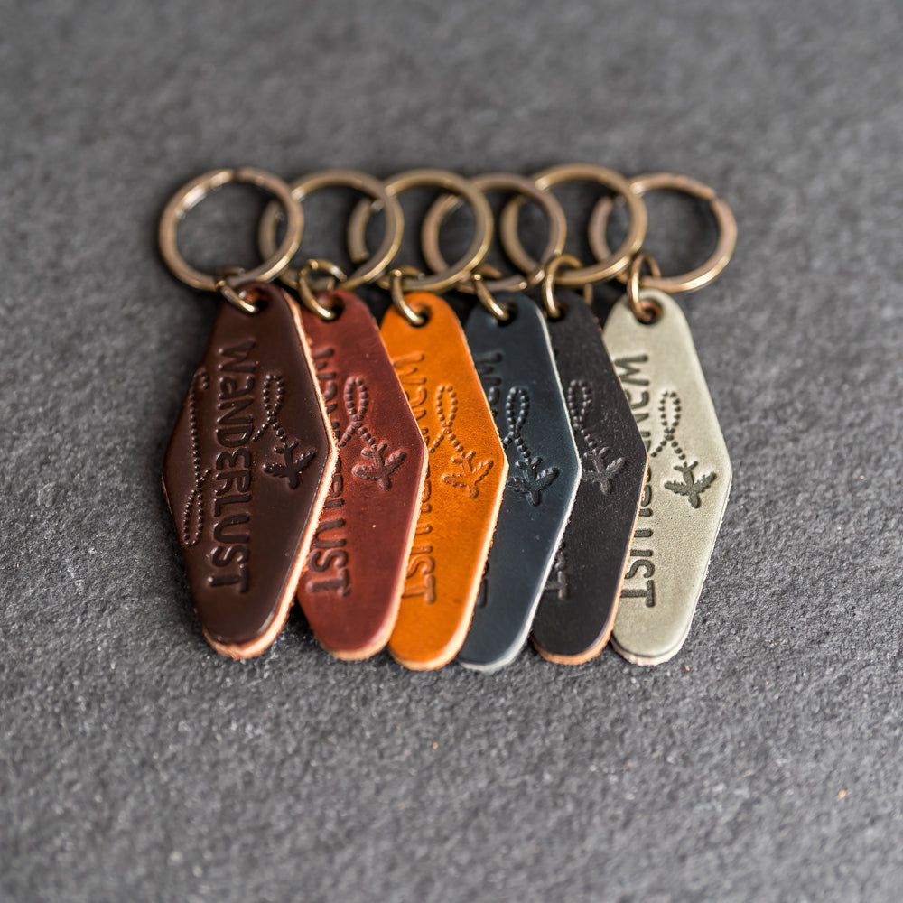 Leather Hotel Keychain