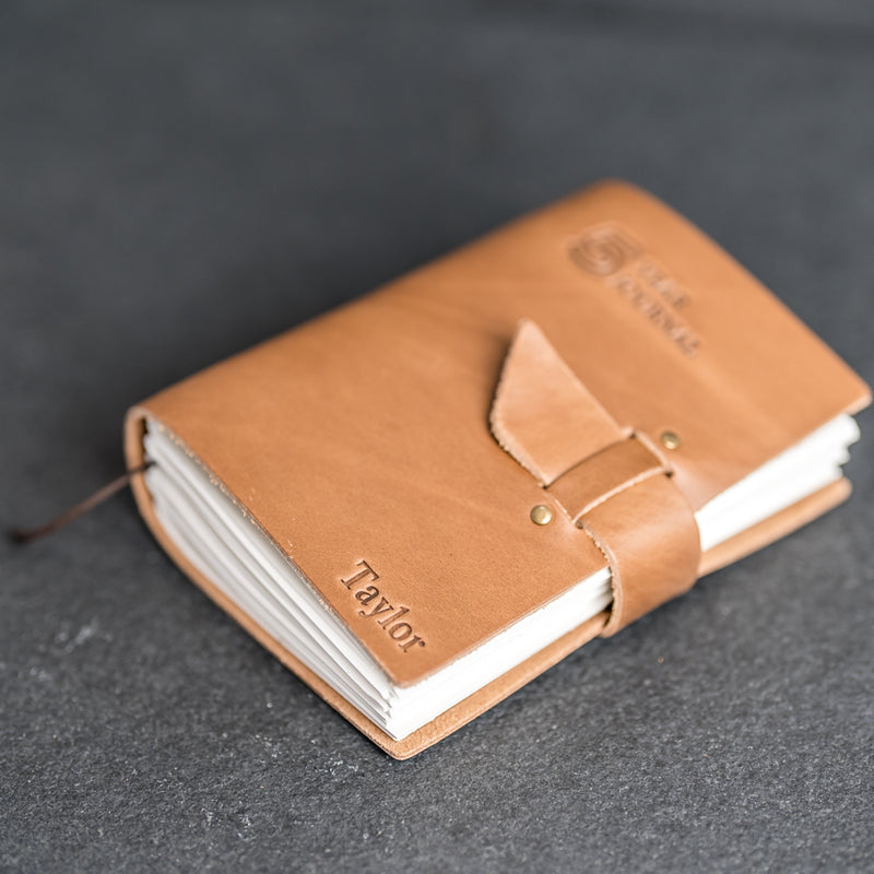 Personalized 5 Year Leather Journal