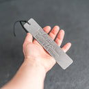 Love Story Quote - Leather Bookmark with Tassel