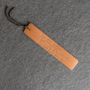 Love Story Quote - Leather Bookmark with Tassel