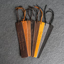 Love Story Quote - Leather Bookmark with Tassel