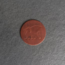 Dragon Symbol Leather Coasters - Individual or Set of 4