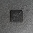 D20 with Swords Symbol Leather Coasters - Individual or Set of 4
