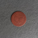 Celtic Tree Symbol Leather Coasters - Individual or Set of 4