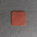 Celtic Tree Symbol Leather Coasters - Individual or Set of 4