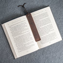 Personalized Premium Leather Bookmark with Tassel