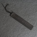 Bookmarks are for QUITTERS - Leather Bookmark with Tassel