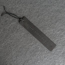 A book is a gift... - Leather Bookmark with Tassel