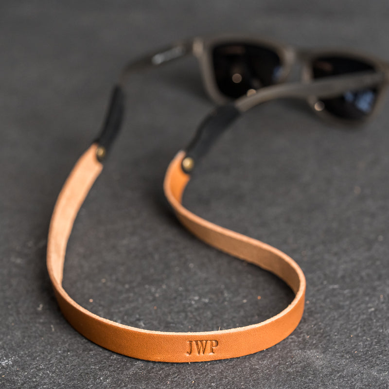 Personalized Leather Sunglasses Strap